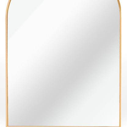 30" Black Aluminum Arch Framed Bathroom Vanity Mirror HomeRoots