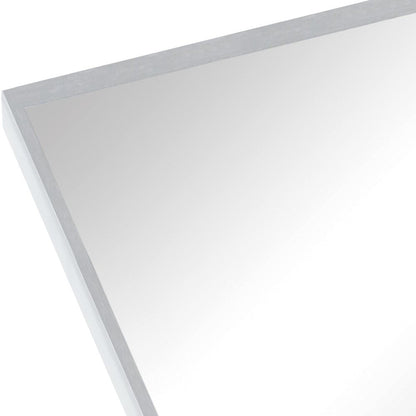 32" X 24" Black Aluminum Arch Framed Bathroom Vanity Mirror HomeRoots