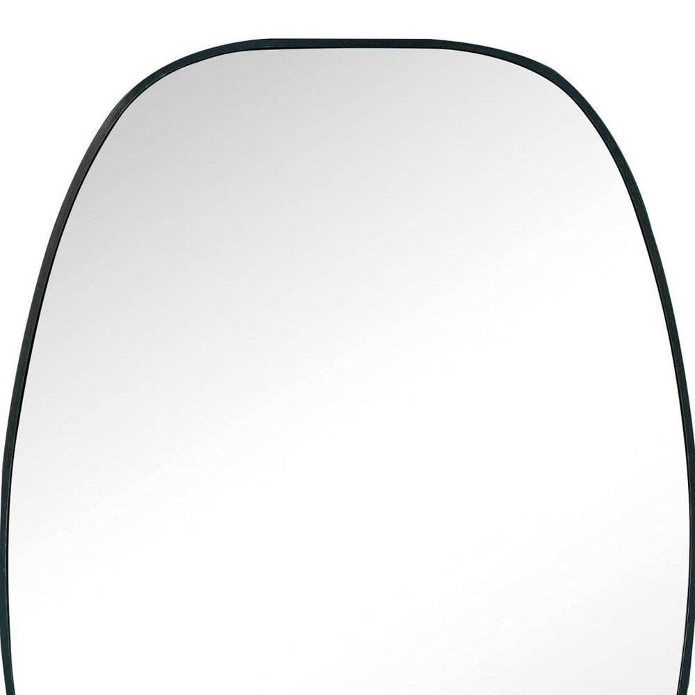 36" X 24" Gold Aluminum Oval Framed Bathroom Vanity Mirror — view 5