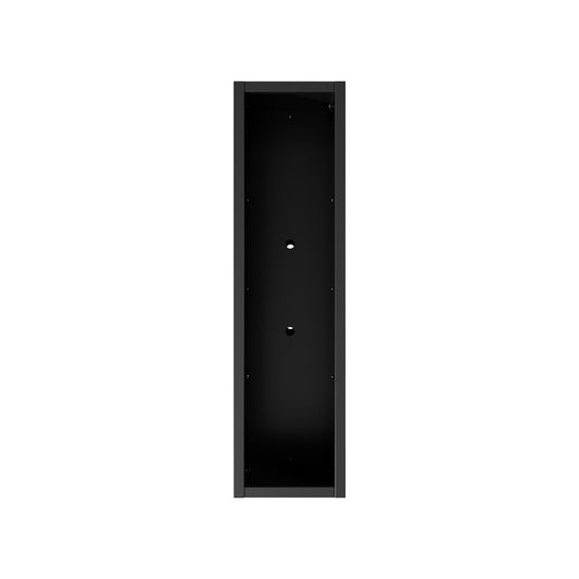 24" X 36" Black Metal Rectangular Pot Planter
