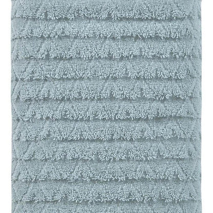 White Geometric Turkish Cotton 27" X 54" Bath Towel HomeRoots