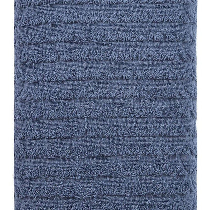White Geometric Turkish Cotton 27" X 54" Bath Towel HomeRoots