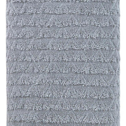 White Geometric Turkish Cotton 27" X 54" Bath Towel HomeRoots
