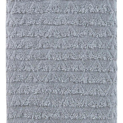 White Geometric Turkish Cotton 27" X 54" Bath Towel HomeRoots