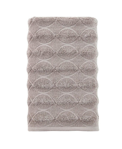 White Jacquard Turkish Cotton 27" X 54" Bath Towel HomeRoots