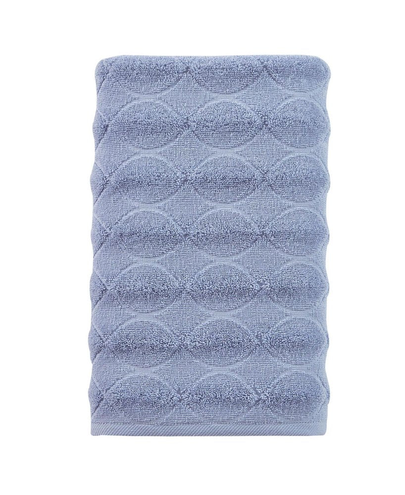 White Jacquard Turkish Cotton 27" X 54" Bath Towel — view 12
