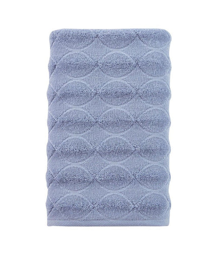 White Jacquard Turkish Cotton 27" X 54" Bath Towel HomeRoots