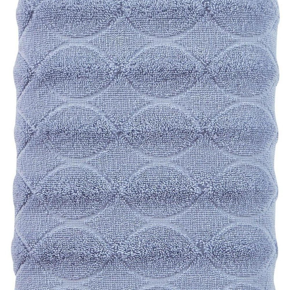 White Jacquard Turkish Cotton 27" X 54" Bath Towel — view 14