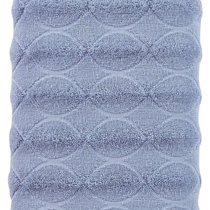 White Jacquard Turkish Cotton 27" X 54" Bath Towel HomeRoots