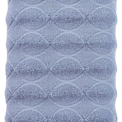 White Jacquard Turkish Cotton 27" X 54" Bath Towel HomeRoots