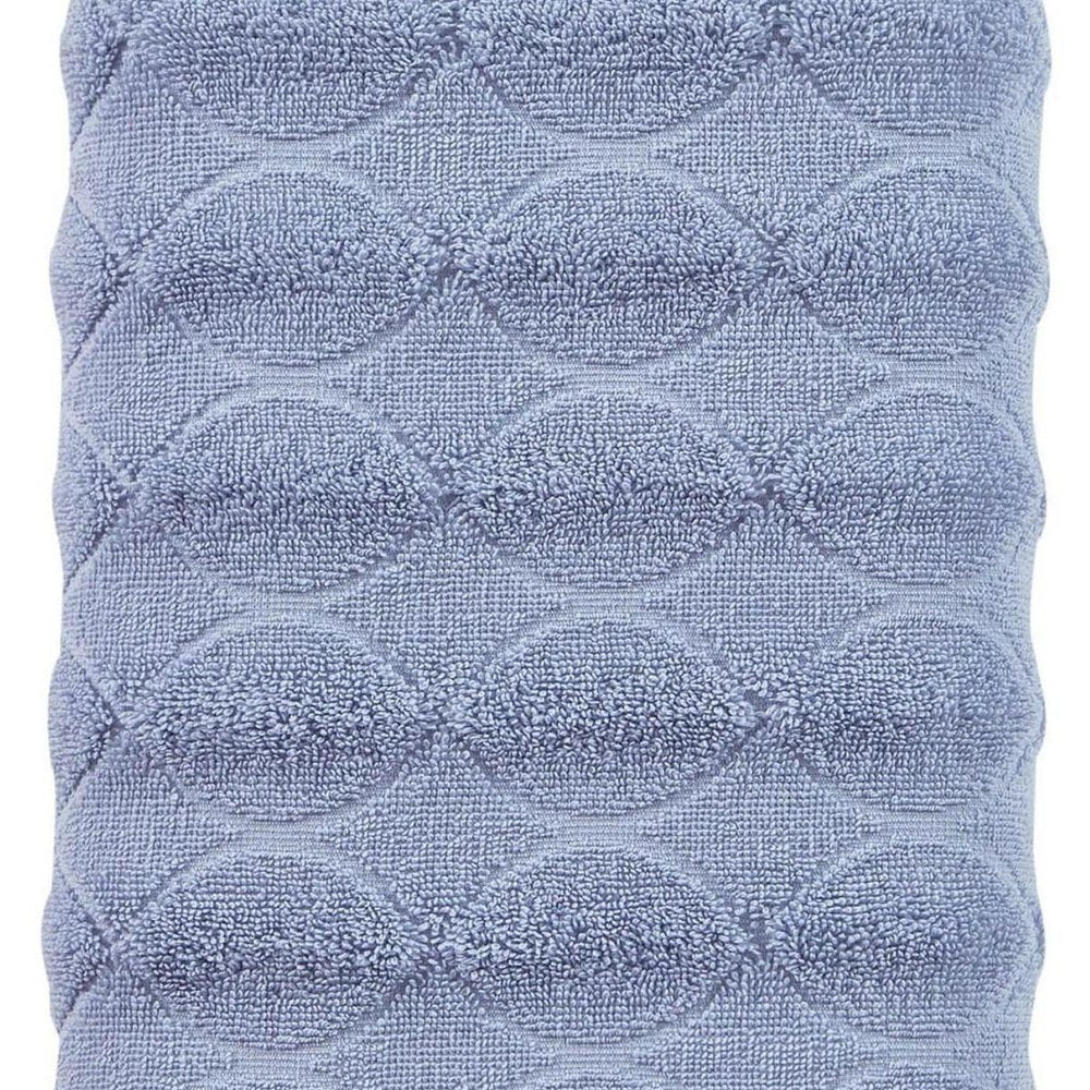 White Jacquard Turkish Cotton 27" X 54" Bath Towel HomeRoots