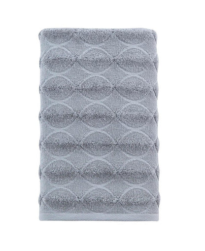 White Jacquard Turkish Cotton 27" X 54" Bath Towel HomeRoots