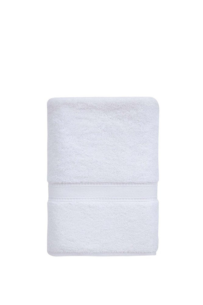 White Turkish Cotton 27" X 54" Bath Towel HomeRoots