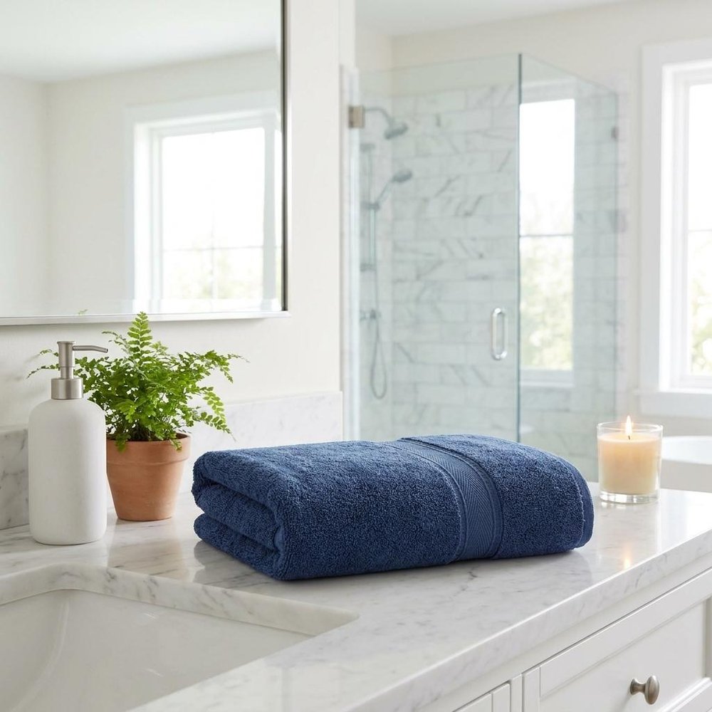 White Turkish Cotton 27" X 54" Bath Towel HomeRoots