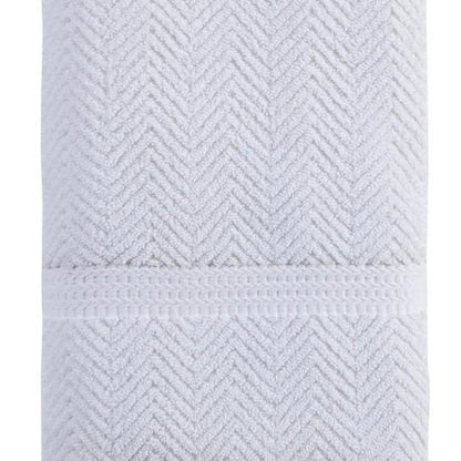 Dark Gray Chevron Turkish Cotton 27" X 54" Bath Towel HomeRoots