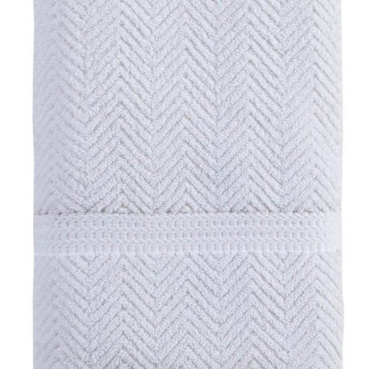 Dark Gray Chevron Turkish Cotton 27" X 54" Bath Towel