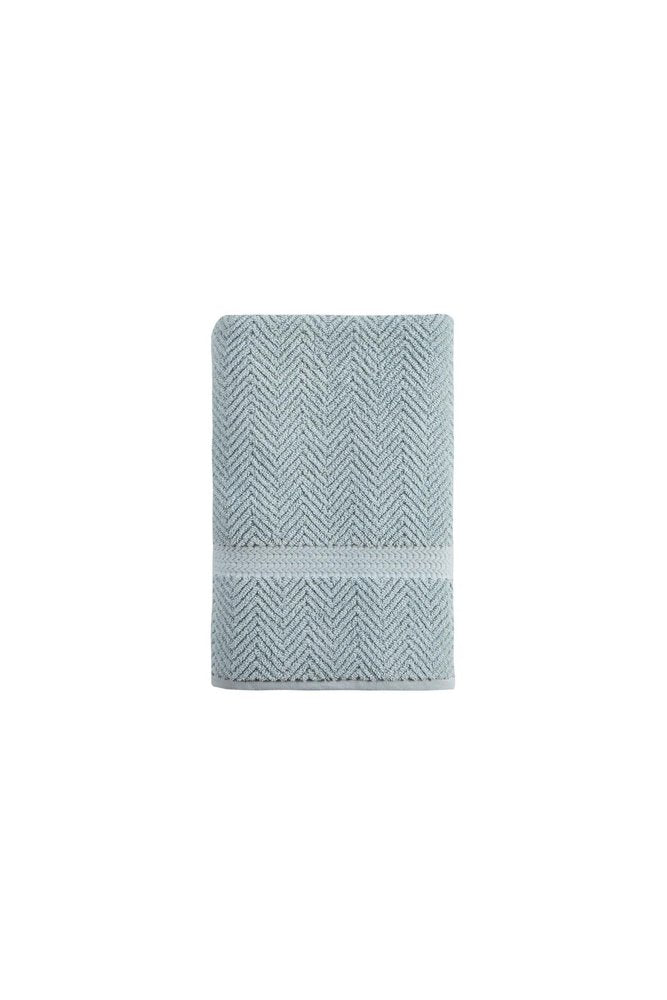 Dark Gray Chevron Turkish Cotton 27" X 54" Bath Towel — view 6