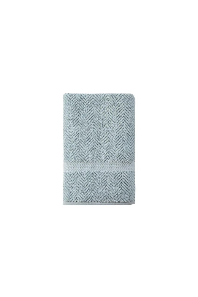 Dark Gray Chevron Turkish Cotton 27" X 54" Bath Towel — view 10