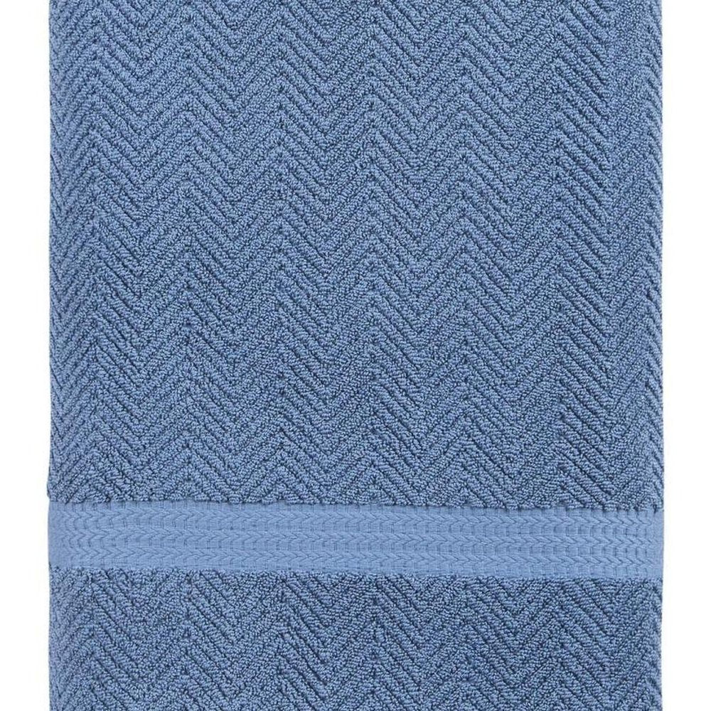 White Chevron Turkish Cotton 40" X 70" Bath Sheet — view 13