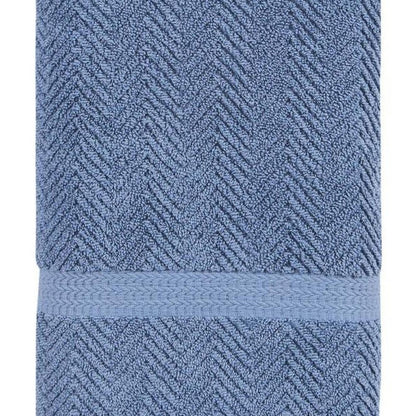 Dark Gray Chevron Turkish Cotton 27" X 54" Bath Towel HomeRoots