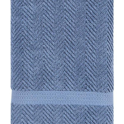 Dark Gray Chevron Turkish Cotton 27" X 54" Bath Towel HomeRoots