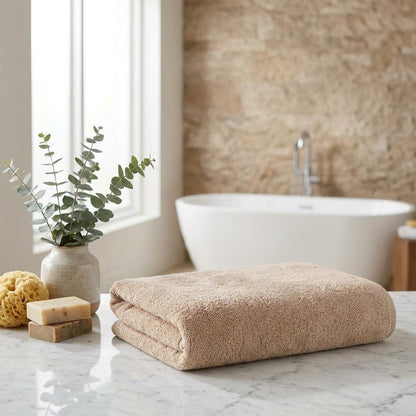White Turkish Cotton 27" X 54" Bath Towel HomeRoots