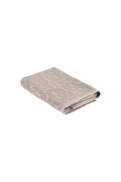 Light Brown Turkish Cotton 27" X 54" Damask Bath Towel HomeRoots