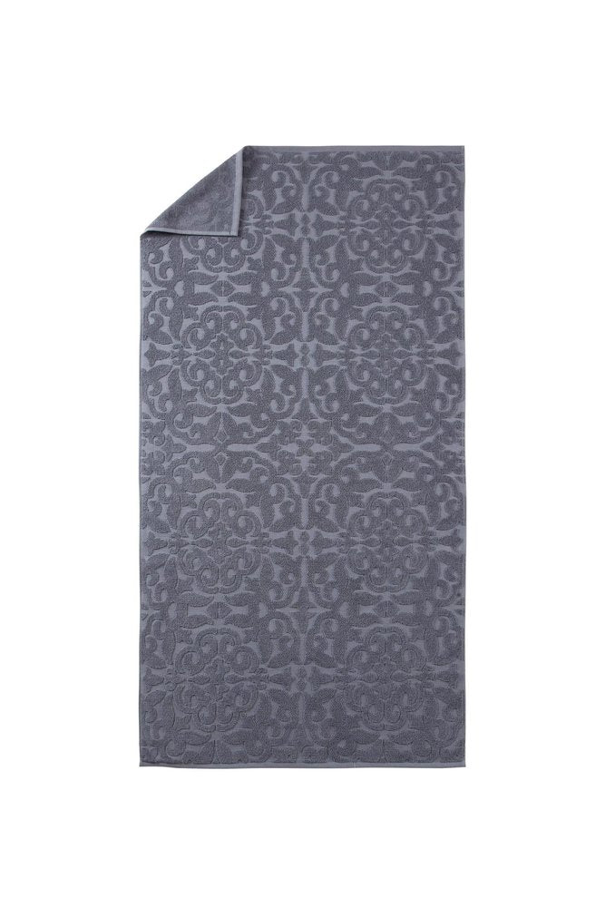 Light Brown Turkish Cotton 27" X 54" Damask Bath Towel HomeRoots