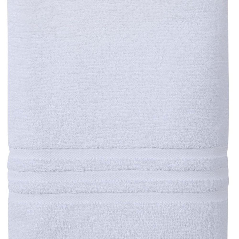 White Turkish Cotton 27" X 54" Bath Towel HomeRoots