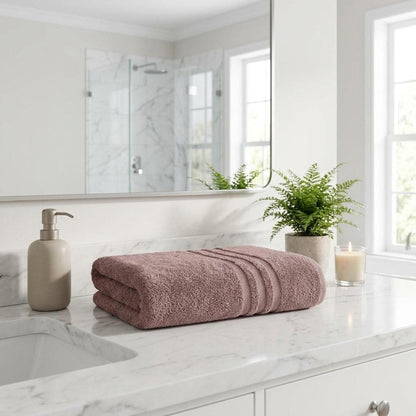 White Turkish Cotton 27" X 54" Bath Towel HomeRoots