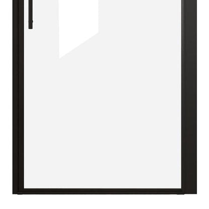 72" X 28" Aluminum and Tempered Glass Shower Door HomeRoots