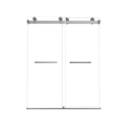 74" X 48" Tempered Glass Shower Door HomeRoots
