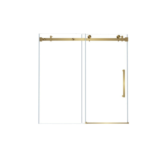 60" X 60" Tempered Glass Shower Door
