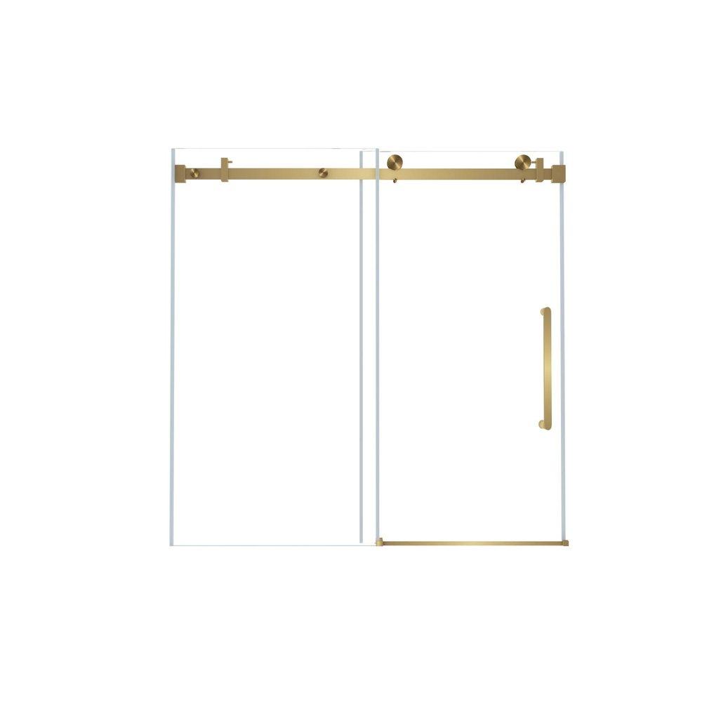 60" X 60" Tempered Glass Shower Door — view 2
