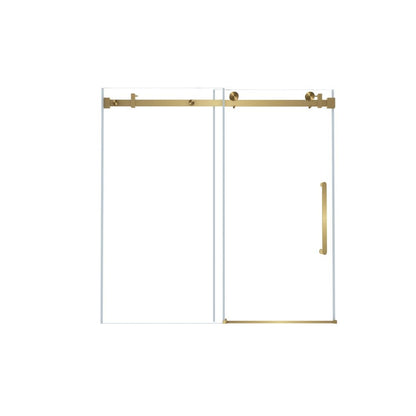 60" X 60" Tempered Glass Shower Door HomeRoots