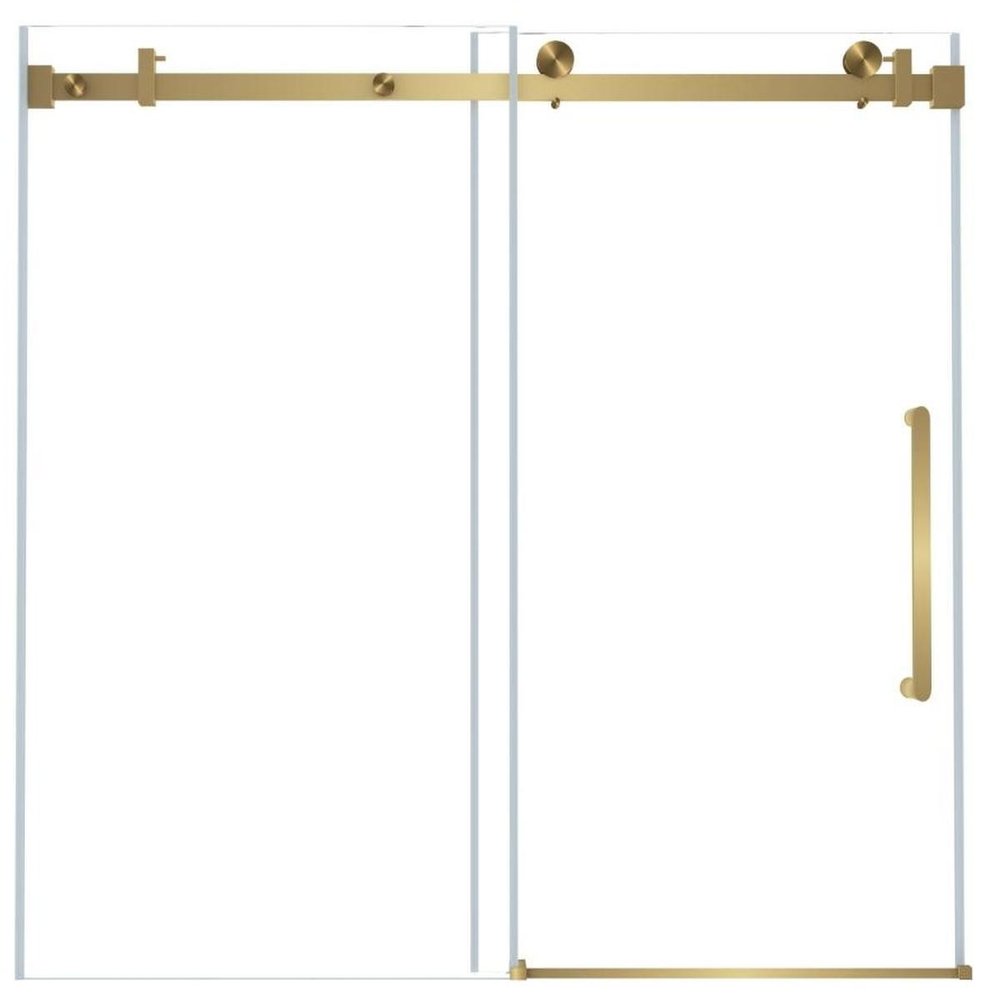 60" X 60" Tempered Glass Shower Door — view 4