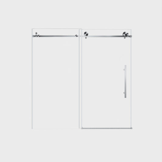 60" X 60" Tempered Glass Shower Door