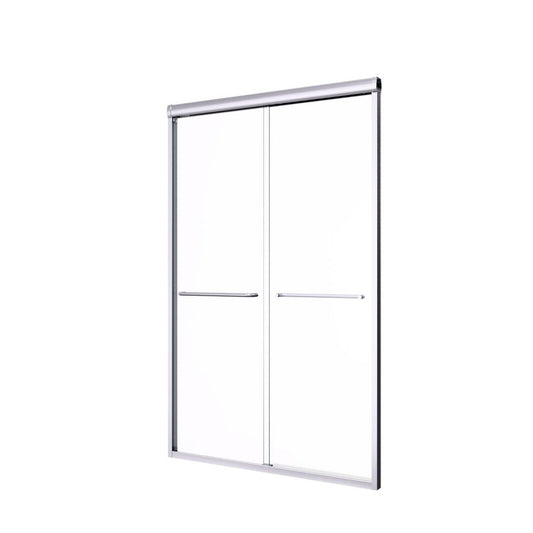 72" X 48" Aluminum and Tempered Glass Shower Door