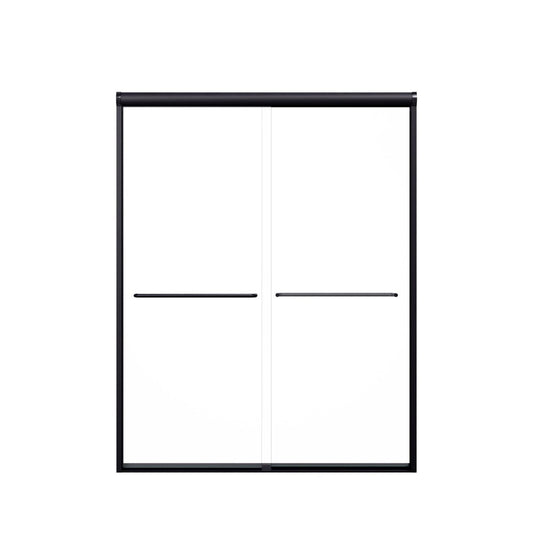 72" X 60" Aluminum and Tempered Glass Shower Door