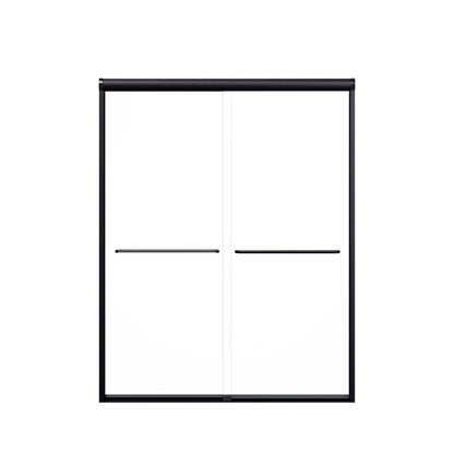 72" X 60" Aluminum and Tempered Glass Shower Door
