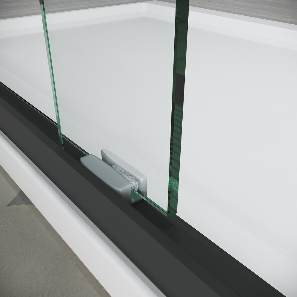 72" X 48" Tempered Glass Shower Door — view 1