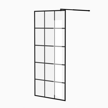 72" X 34" Aluminum And Tempered Glass Shower Door HomeRoots