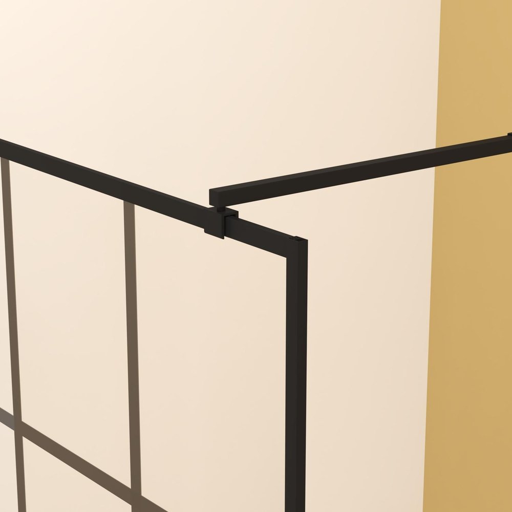 72" X 34" Aluminum And Tempered Glass Shower Door — view 4