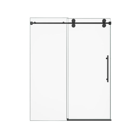 76" X 48" Tempered Glass Shower Door