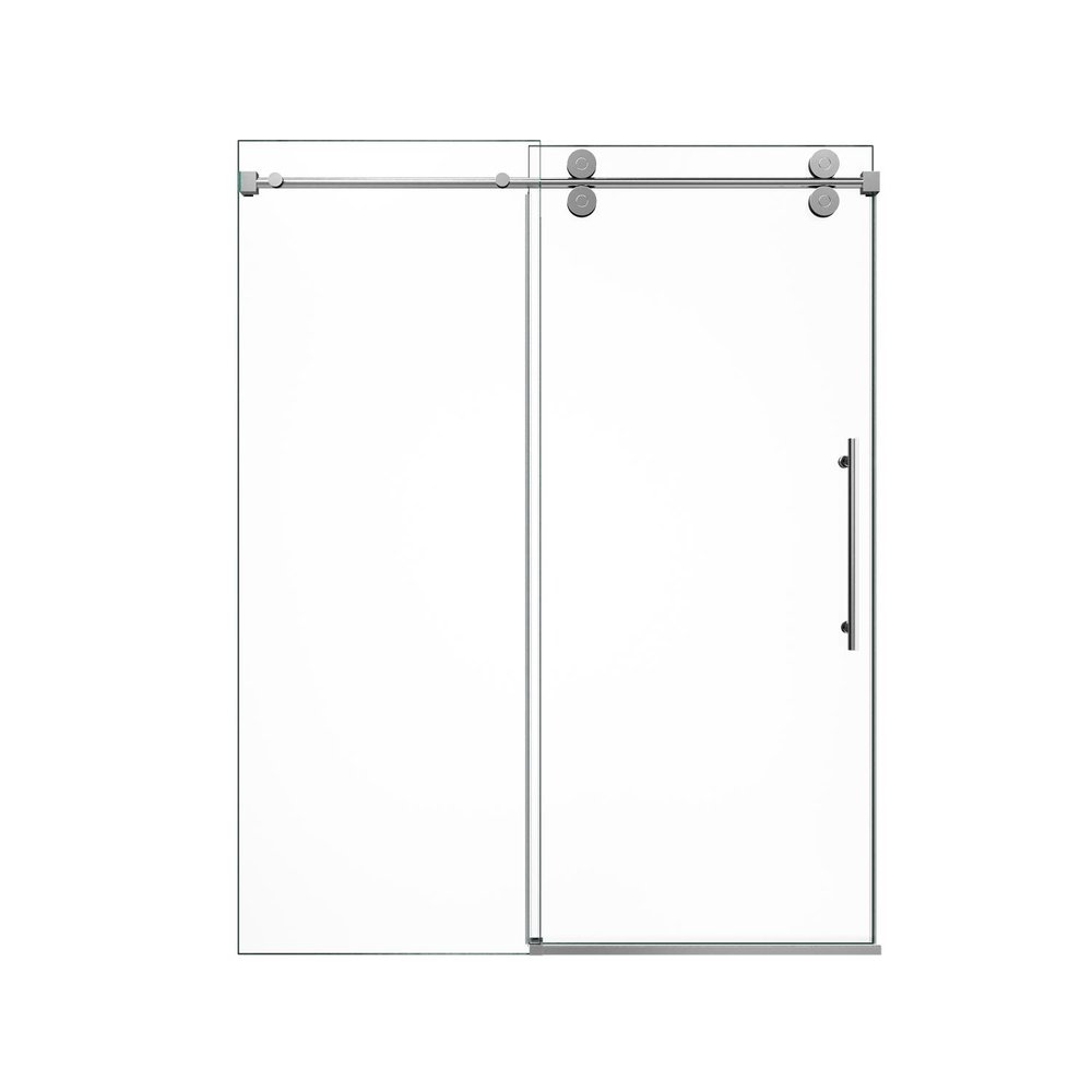 76" X 48" Tempered Glass Shower Door — view 1