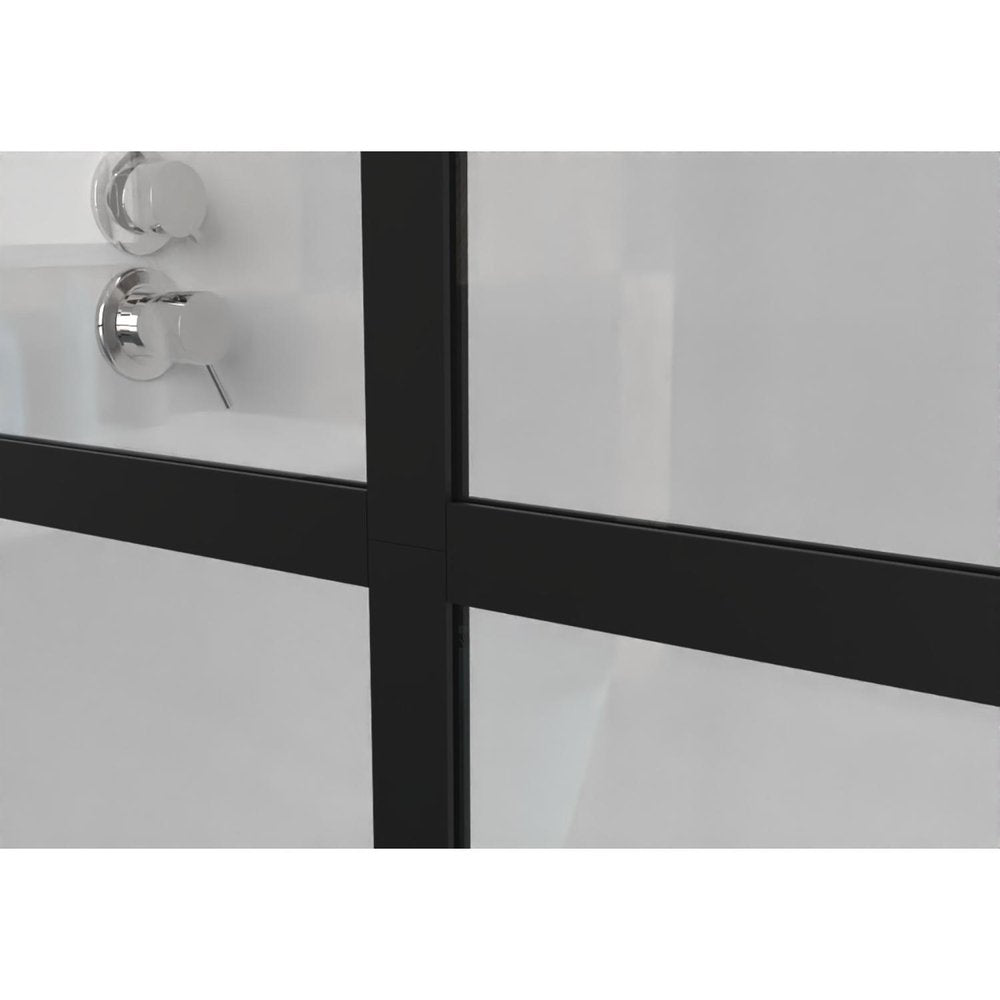 72" X 34" Aluminum and Tempered Glass Shower Door — view 1
