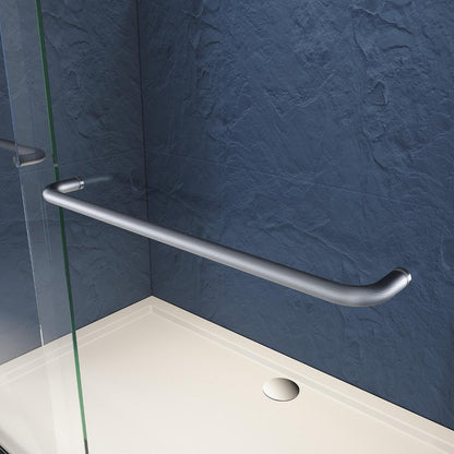 72" X 60" Tempered Glass Shower Door HomeRoots