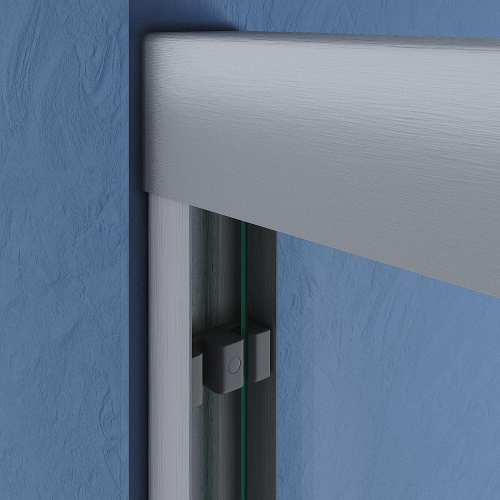 72" X 54" Tempered Glass Shower Door HomeRoots