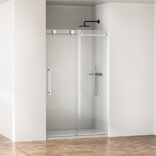 75" X 48" Tempered Glass Shower Door