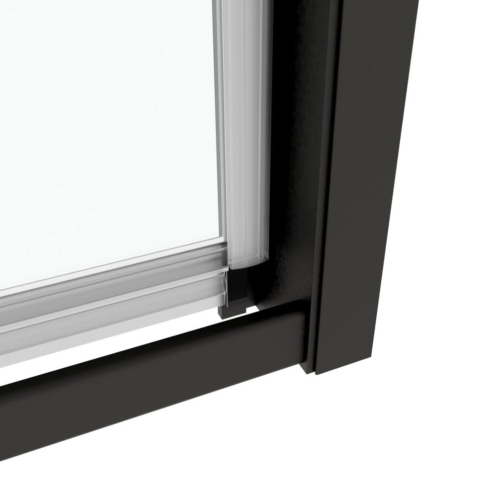 71" X 38" Aluminum And Tempered Glass Shower Door — view 3